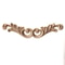 Unpainted Wood Carving Corner Applique Retro Furniture Trim Frame Decor 5