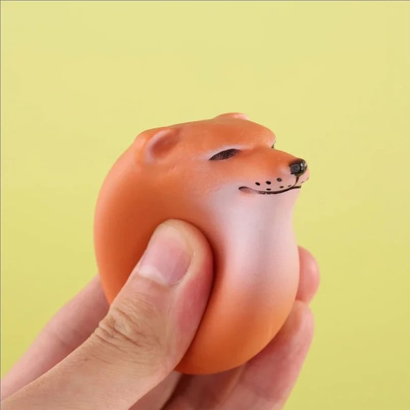 Shiba Inu Egg Desk Toy Squishy Dog Stress Relief Decor Cute Gift 2