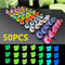 50pcs GlowintheDark Mini Resin Ducks Fairy Garden DIY Miniature Decor 0