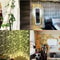 Lush Evergreen Ivy Garland Hanging Vines Realistic Silk Leaf Wall Garden Decor 4