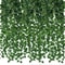 Lush Evergreen Ivy Garland Hanging Vines Realistic Silk Leaf Wall Garden Decor 0