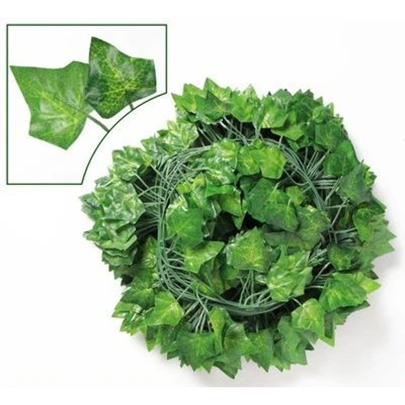 Lush Evergreen Ivy Garland Hanging Vines Realistic Silk Leaf Wall Garden Decor 9