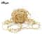 Elegant Gold Leaf Vine Garland Waterproof Silk Rattan Ribbon For Wedding Craft Decor 1