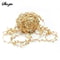 Elegant Gold Leaf Vine Garland Waterproof Silk Rattan Ribbon For Wedding Craft Decor 1