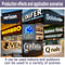 Custom 3D Metal LED Backlit Sign Waterproof Illuminated Business Logo Storefront Signage 5