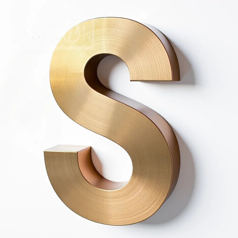 Custom 3D Metal LED Backlit Sign Waterproof Illuminated Business Logo Storefront Signage 13