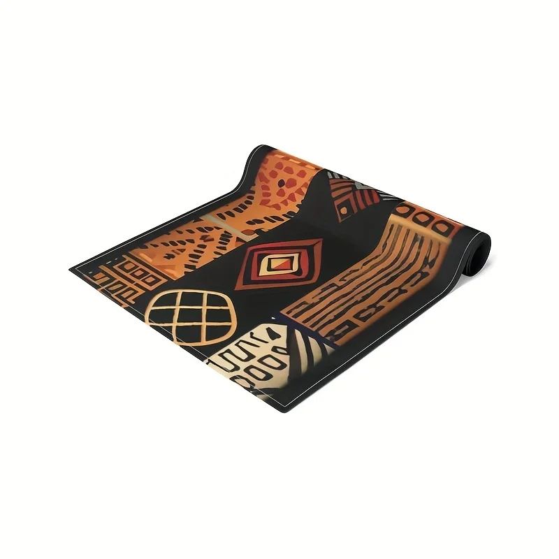 VIKAMA African Tribal Pattern Table Runner Durable Polyester Decorative Table Cover For Home Outd 2