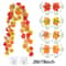 Autumn Maple Leaf Garland Vine 656ft Artificial Fall Hanging Decor For Thanksgiving Seasonal Even 6
