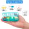 Portable Weekly Monthly Pill Organizer Case BPAFree Travel Pill Box With AMPM Compartments 1