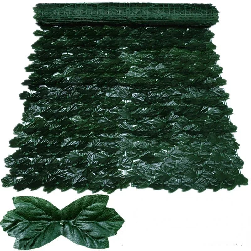 Artificial Ivy Privacy Fence Panel Green Leaf Hedge For Garden Balcony Decor 10