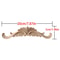 Unpainted Wood Carving Corner Applique Retro Furniture Trim Frame Decor 6