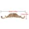 Unpainted Wood Carving Corner Applique Retro Furniture Trim Frame Decor 8