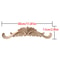 Unpainted Wood Carving Corner Applique Retro Furniture Trim Frame Decor 8