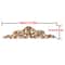Unpainted Wood Carving Corner Applique Retro Furniture Trim Frame Decor 22
