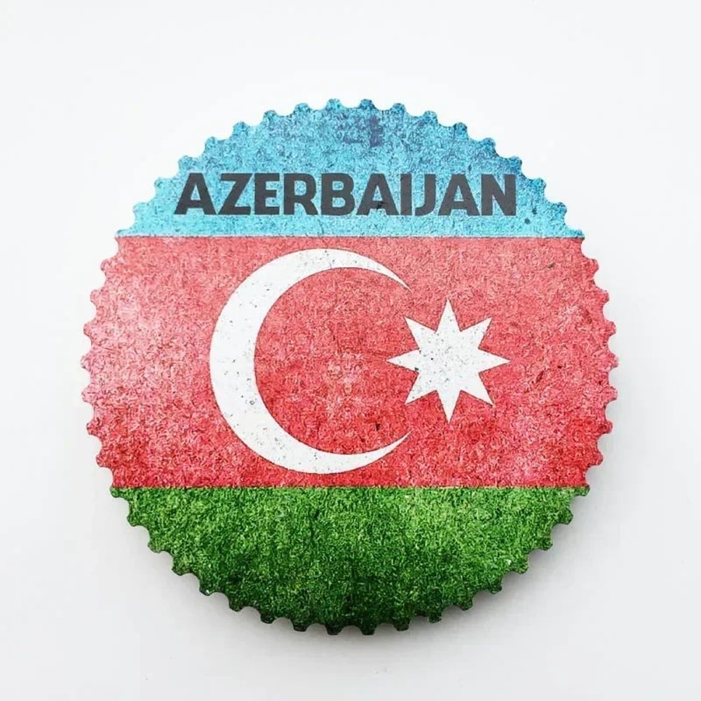 Azerbaijan Baku 3D Fridge Magnet Scenic Resin Travel Souvenir Decorative Refrigerator Magnet 2