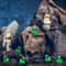 Mini Green Alien Duck Figurines 50pcs Cute SciFi Resin Ducks For Halloween Decor Party Favors 1
