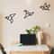 Modern Metal Bird Wall Art Set 3PCS Iron Silhouette Hanging Decor For Home Office 1