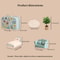 Miniature Dollhouse Furniture Gift Set 5pcs Simulated Home Decor Accessories For Kids Collectors 5