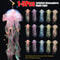 DIY Jellyfish LED Hanging Lamp Colorful BatteryPowered Ceiling Night Light For Bedroom Decor 3