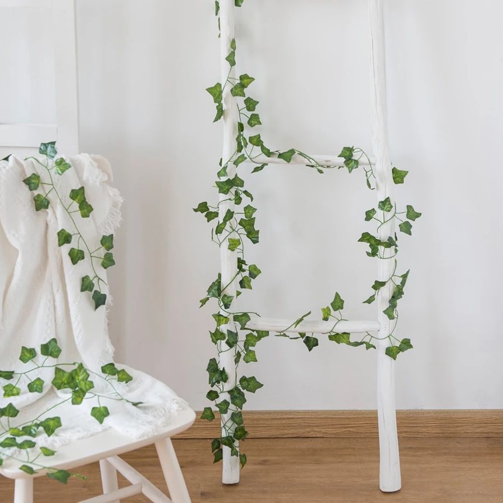 8268 In Artificial Ivy Garland Vine Realistic Green Silk Hanging Plant For Indoor Outdoor Decor 1