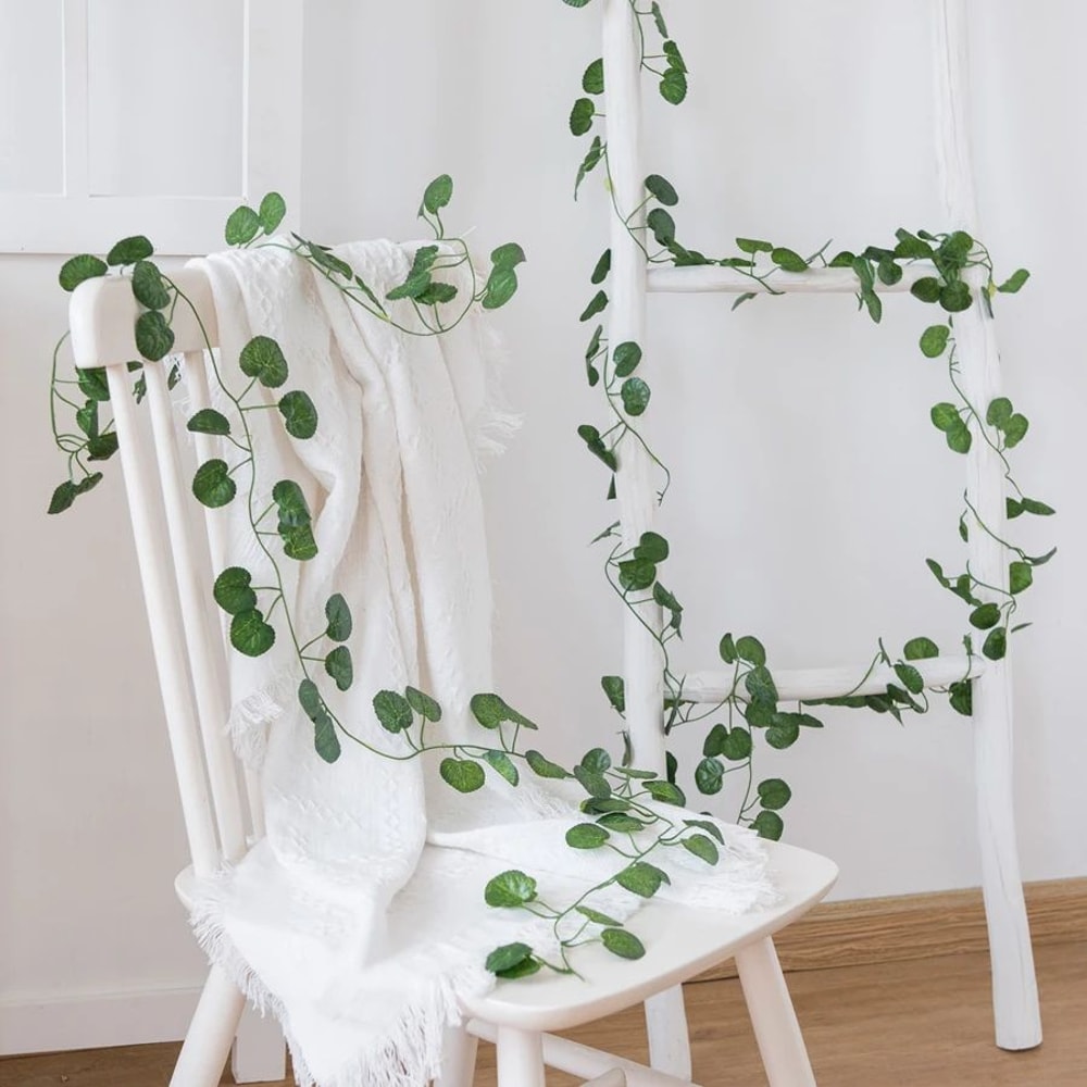 8268 In Artificial Ivy Garland Vine Realistic Green Silk Hanging Plant For Indoor Outdoor Decor 2