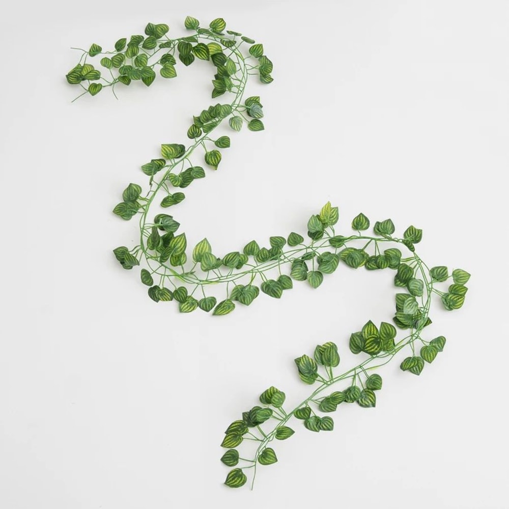 8268 In Artificial Ivy Garland Vine Realistic Green Silk Hanging Plant For Indoor Outdoor Decor 6
