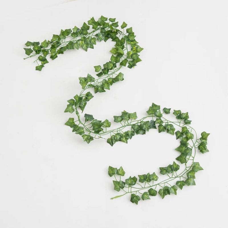 8268 In Artificial Ivy Garland Vine Realistic Green Silk Hanging Plant For Indoor Outdoor Decor 10
