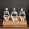 Minimalist Human Contemplation Sculpture Modern Abstract Figurine For Home Office Decor 0