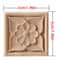 European Carved Wood Corner Applique Unpainted Floral Furniture Decal For Vintage Home Decor 6