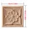 European Carved Wood Corner Applique Unpainted Floral Furniture Decal For Vintage Home Decor 7