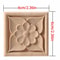 European Carved Wood Corner Applique Unpainted Floral Furniture Decal For Vintage Home Decor 7