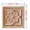 European Carved Wood Corner Applique Unpainted Floral Furniture Decal For Vintage Home Decor 8
