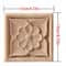 European Carved Wood Corner Applique Unpainted Floral Furniture Decal For Vintage Home Decor 10