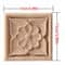 European Carved Wood Corner Applique Unpainted Floral Furniture Decal For Vintage Home Decor 11