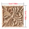 European Carved Wood Corner Applique Unpainted Floral Furniture Decal For Vintage Home Decor 12