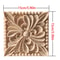 European Carved Wood Corner Applique Unpainted Floral Furniture Decal For Vintage Home Decor 17