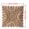 European Carved Wood Corner Applique Unpainted Floral Furniture Decal For Vintage Home Decor 22
