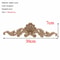 Vintage Rectangle Wood Carved Applique European Oak Floral Furniture Moulding Decor 8