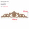 Vintage Rectangle Wood Carved Applique European Oak Floral Furniture Moulding Decor 15