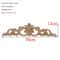 Vintage Rectangle Wood Carved Applique European Oak Floral Furniture Moulding Decor 16