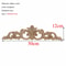 Vintage Rectangle Wood Carved Applique European Oak Floral Furniture Moulding Decor 16