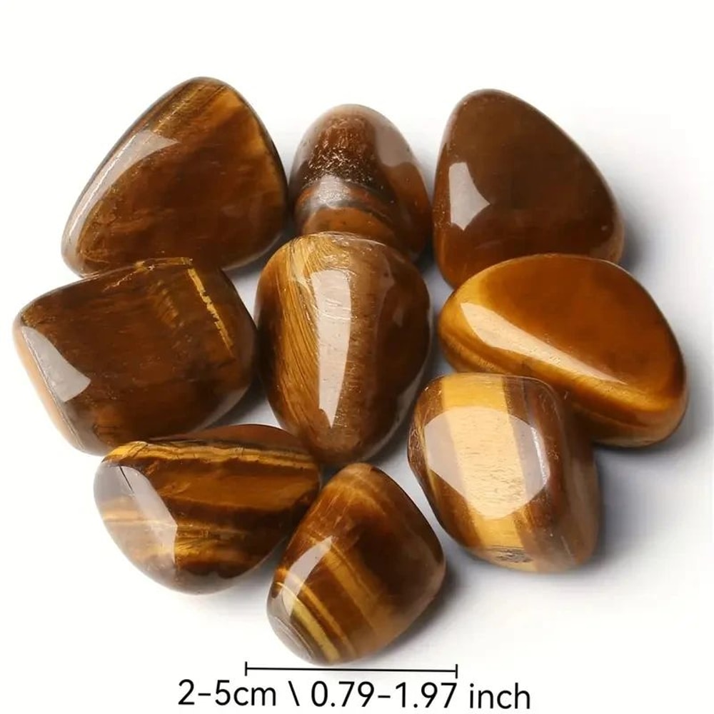 Tiger Eye Tumbled Crystal Stones Polished Natural Gemstones For Home Decor Healing 6