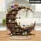 Bohemian Moon Acrylic Bookshelf Decor 2D Crystal Shelf With Fairy Light Display For Desktop Stylin 1
