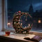 Bohemian Moon Acrylic Bookshelf Decor 2D Crystal Shelf With Fairy Light Display For Desktop Stylin 2