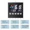 Smart Weather Forecast Station Clock LCD Temperature Humidity Monitor With Alarm Voice Control 3