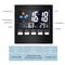 Smart Weather Forecast Station Clock LCD Temperature Humidity Monitor With Alarm Voice Control 4