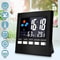 Smart Weather Forecast Station Clock LCD Temperature Humidity Monitor With Alarm Voice Control 0