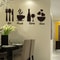 Modern Tableware Food Vinyl Wall Sticker Matte Kitchen Wallpaper Decor For Home Restaurant 0