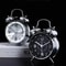 Classic Twin Bell Alarm Clock With Night Light Loud Metal Desk Clock For Bedroom Bedside 1
