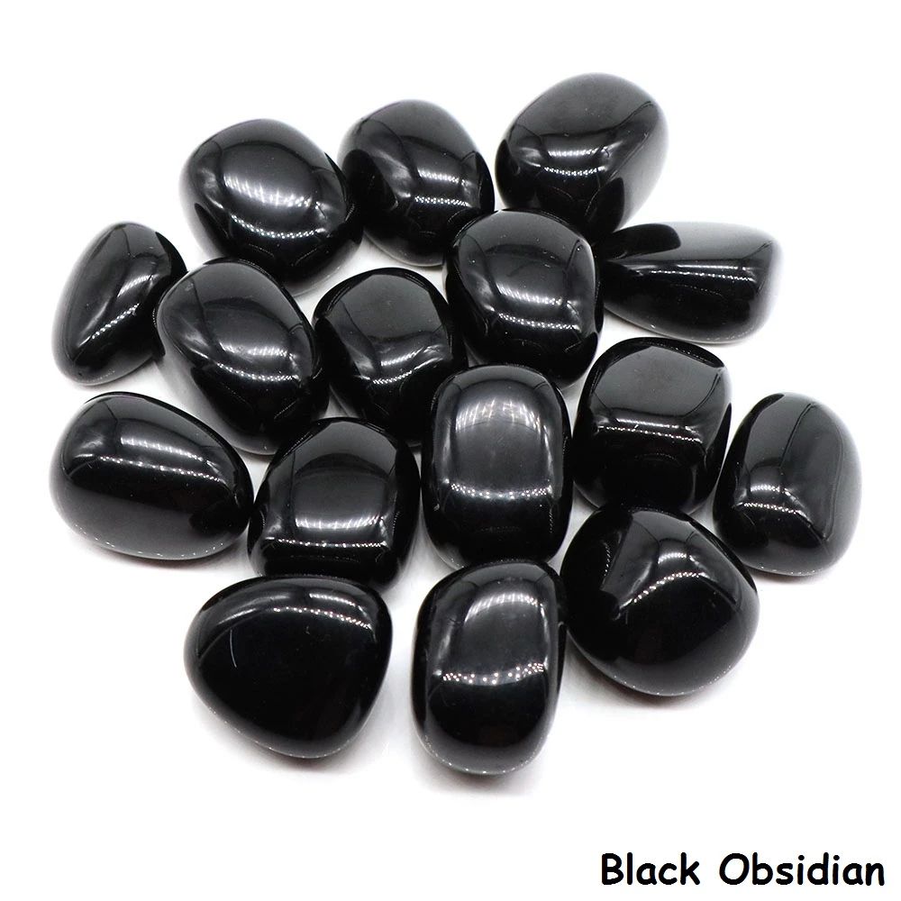 Natural Black Tourmaline Tumbled Stones Healing Crystal Energy Protection For Home Decor 9